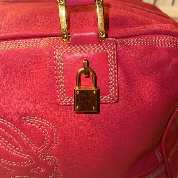 Loewe Amazona 36 Leather Handbag used condition pink - Picture 5 of 17